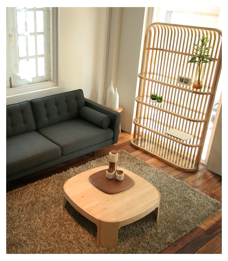 Thumb Coffee Table - Teakwood, Black Walnut, White Oak
